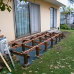 施工中（5）根太組み