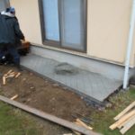 施工中（8）コンクリート下地打設