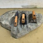 施工中（10）左官鏝