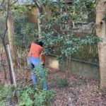 施工前（1）お清めしてから開始