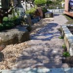 施工後（2）丹波石アプローチ
