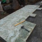 施工中（11）石貼り