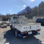 施工中（1）大谷石の調達