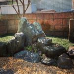 施工後（19）元々あった石材を配置