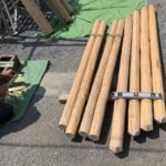 施工前（9）檜柱の加工
