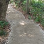 施工中(２)砕石敷き