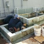 施工中（10） 　 大谷石菜園