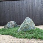 施工後（1） 三波石の石組み完成