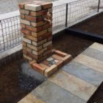 施工後(4)　アンティークレンガのオリジナル立水栓