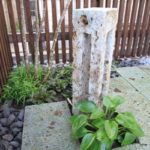 施工後(8) 大谷石 照明