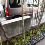 施工後　玄関前植栽