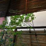 施工後　和室前　簾(すだれ)