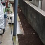 施工中　整地抜根