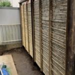 施工中　御簾垣