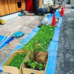 施工中（26）下草、草目地植栽