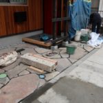 施工中（15）レッドシダー　スクリーンフェンス