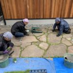 施工中（28）下草、草目地植栽