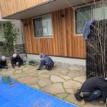 施工中（29）下草、草目地植栽