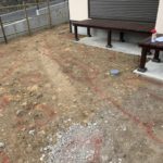 施工前（4）地割りをしてスタート