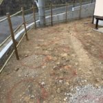 施工前（5）地割りをしてスタート