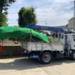 施工中（11）植栽　運搬