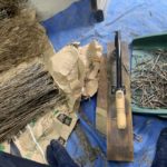 施工前（3）穂の下ごしらえ