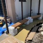 施工中（6）真砂土洗い出し