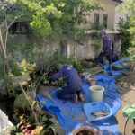 施工中（10）植栽中