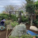 施工中（2）伐根・除草 作業