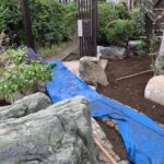 施工中（4）伐根・除草 作業